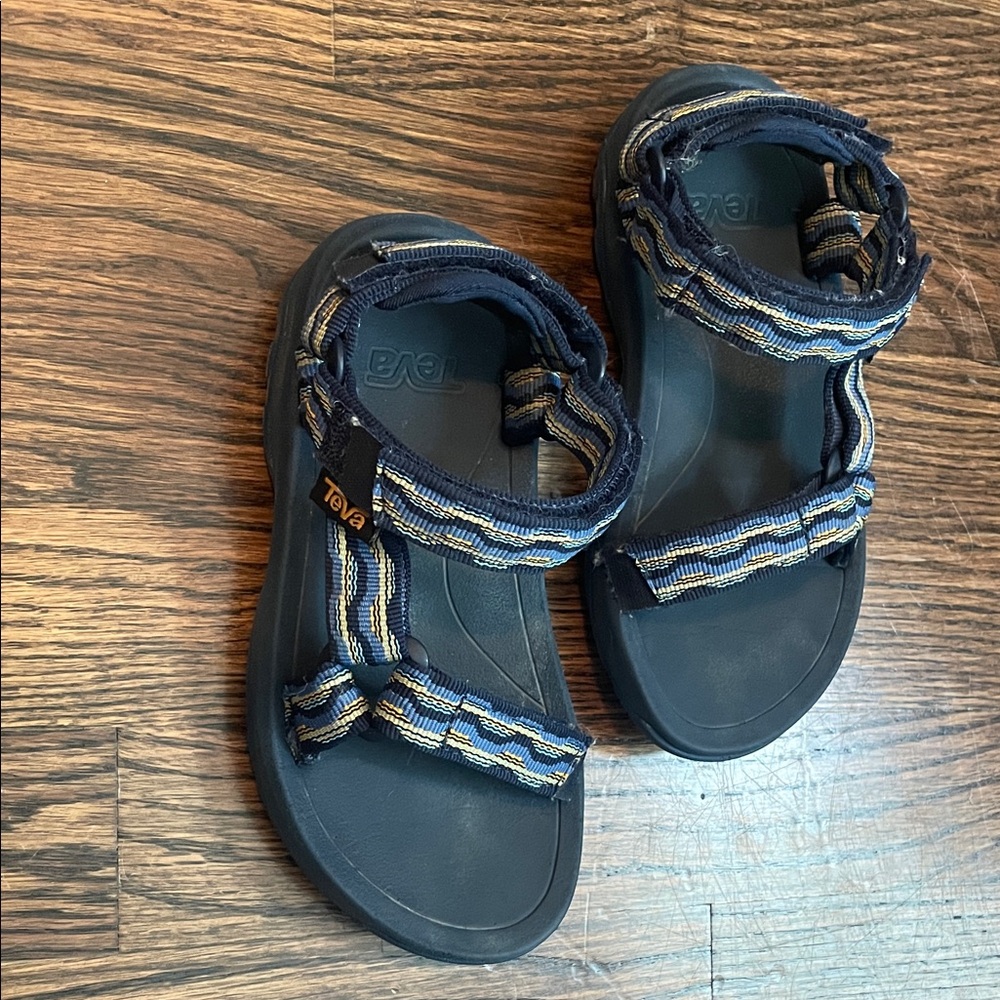 Teva Kids' Black and Blue Sandals